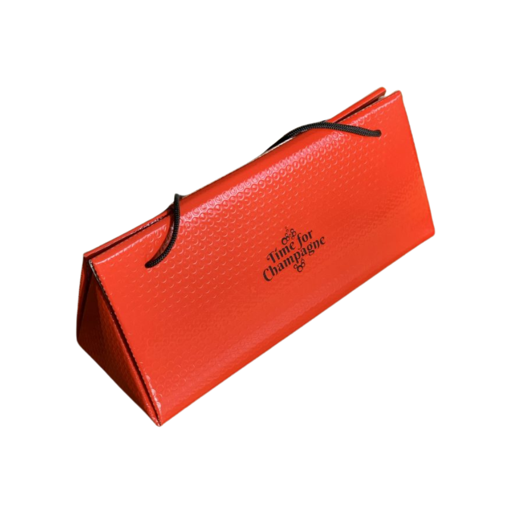 Champagner-Kühltasche "Time for Champagne" - Rot