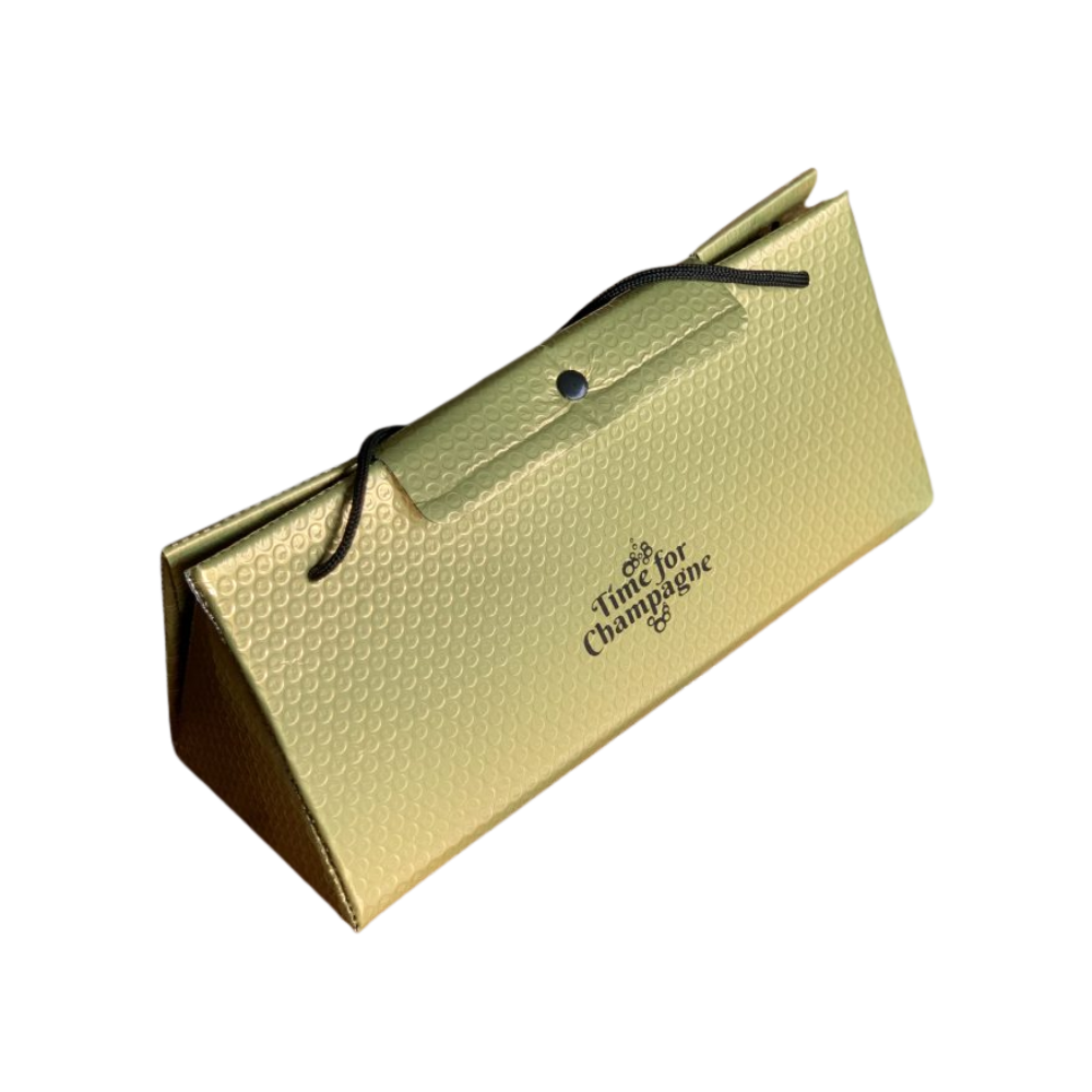 Champagner-Kühltasche "Time for Champagne" - Gold