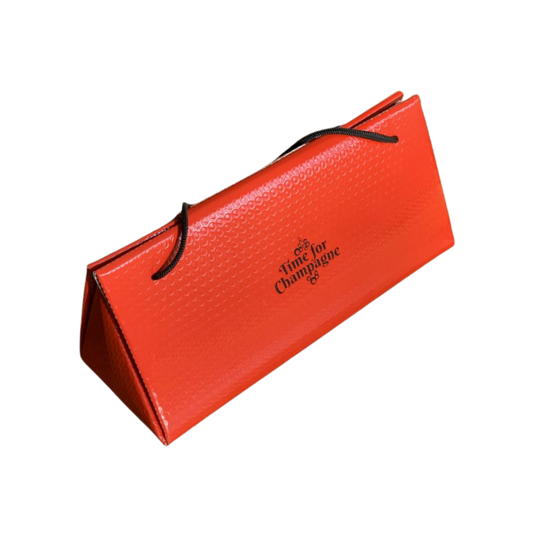 Champagner-Kühltasche "Time for Champagne" - Rot